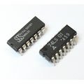 T74LS01 quad 2-input NAND gate with open collector...