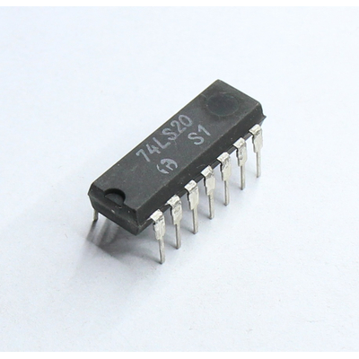 T74LS20B 2 NAND gates with 4 inputs each, DIP14