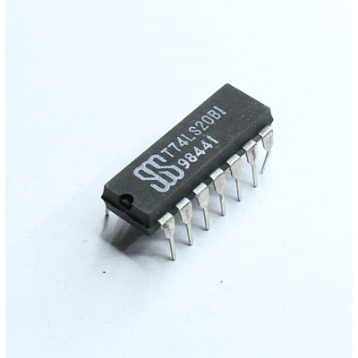 T74LS20B 2 NAND gates with 4 inputs each DIP14 SGS