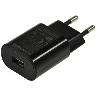 Steckernetzteil  5VDC 1A  5W mit USB Buchse sw