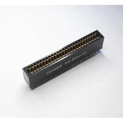 Card-edge connector 2x25 pin, 2.54 mm pitch