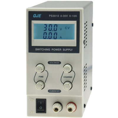 Laboratory power supply 0 - 30V / 0 - 10A with LC display...