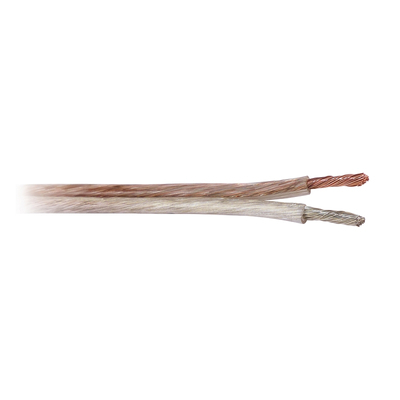 Speakercable / twin strand 2 x 2.5 mm� transparent OFC