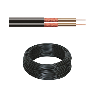 NF cable 2 x 0.25 mm + shielding  black