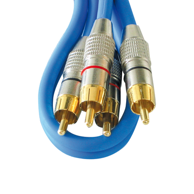 Blue friendship digital signal RCA connection cable 0.5m