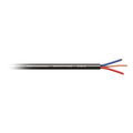 Symmetrical microphone cable 2x0.35 + shield black