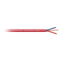 Microphone cable symmetrical 2 x 0.35 + shield red