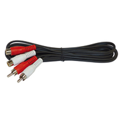 RCA extension cable plug / socket  2,5m