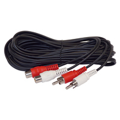 Cinch Verl�ngerungskabel Stecker / Buchse  5,0m