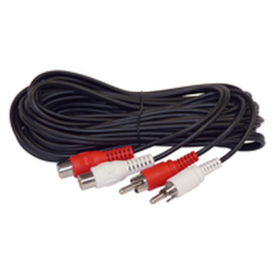 RCA extension cable plug / socket  5,0m