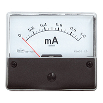 Panel meter Rotating iron 0 - 1mA DC