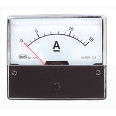 Panel-mount measuring instrument 0 -  15ADC