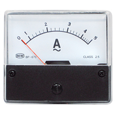 Panel meter Rotating iron 0 -  5A AC