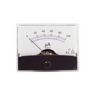 Einbauinstrument m.Spiegelskala 0 -     100�A  DC