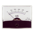 Einbauinstrument m.Spiegelskala 0 -   500mA  DC