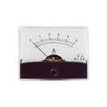 Panel meter w. Mirror scale 0 -  5A DC