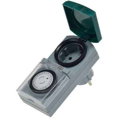 analog daytime timer IP44 max. 3500W / 16A