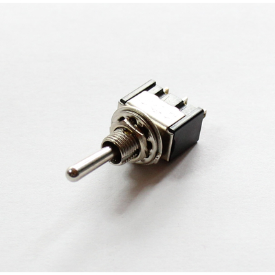 Miniature toggle switch / center switch 2 x (on)/off/(on) - MTS