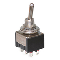 Miniature Toggle Switch 2 pole on/on