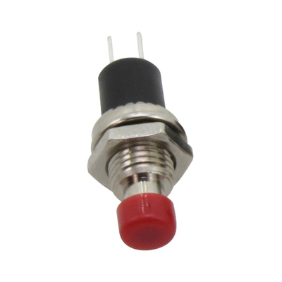 Miniature button 1 x off/(on) red