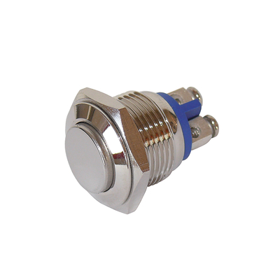 Vollmetalltaster 16mm 1 x ein mit Schraub�sen