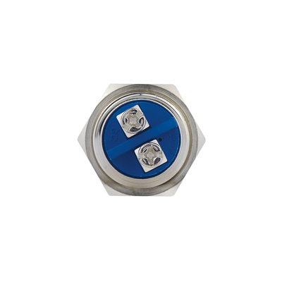 Vollmetalltaster 16mm 1 x ein mit Schraub�sen