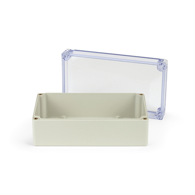 Universal enclosure with transparent top 158x 90x 60mm ABS IP65