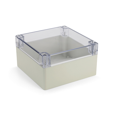 Universal enclosures with transparent top 160x160x 90mm ABS IP65