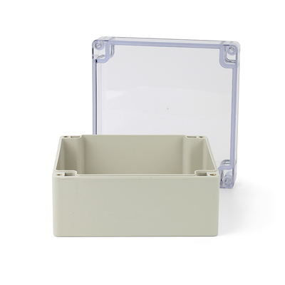 Universal enclosures with transparent top 160x160x 90mm ABS IP65