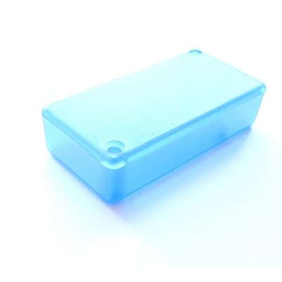 Plastic enclosure 40 x 80 x 20mm blue transparent IP54
