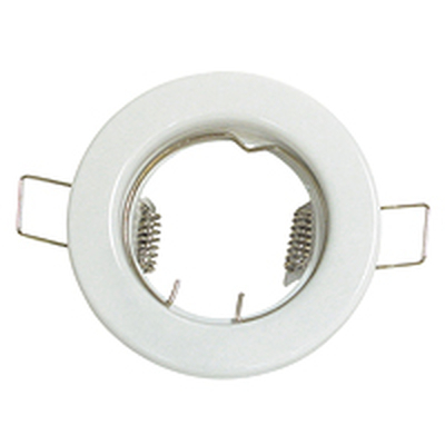 Ceiling mount bracket for MR16 �50mm lamps white