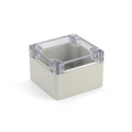 Universal housing 83 x 81 x 56 mm with transparent top...