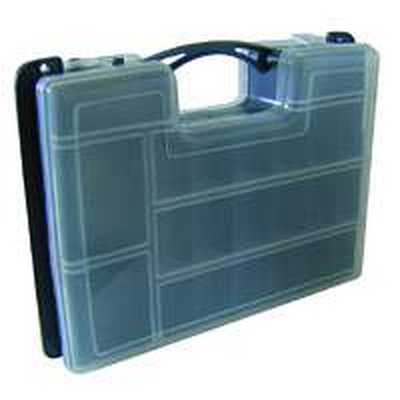 Tool assortment box 2-compartment with carrying handle
