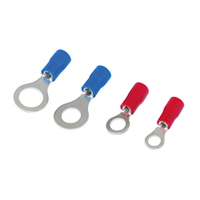 Ringkabelschuhe rot / blau 20 St�ck sortiert
