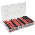 Adhesive shrink tubing assortment in plastic box 142 pieces