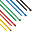     Kabelbinder farbig sortiert 4,8mm x 200mm (Inh. 50Stk)