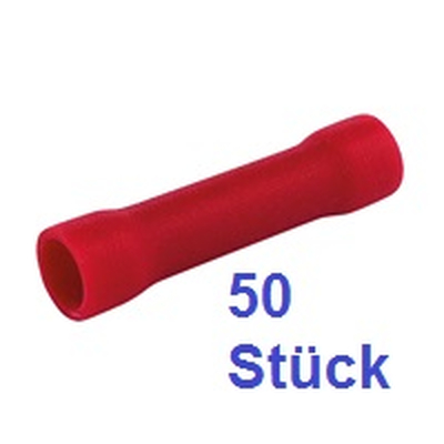 Crimp connector red for 0.25-1.5mm (Inh.50 pcs.)