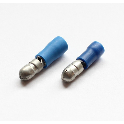 Rundstecker blau fr 1,5 - 2,5mm Kabel  (Inh. 50 Stk.)