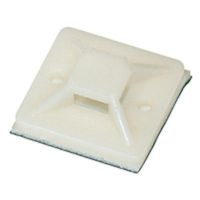 Klebesockel f�r Kabelbinder 20 x 20 mm (Inh. 50Stk)