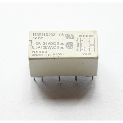 Relay 5VDC 2A 2 x on/on  bistable - 83S11D232-05 Potter &...