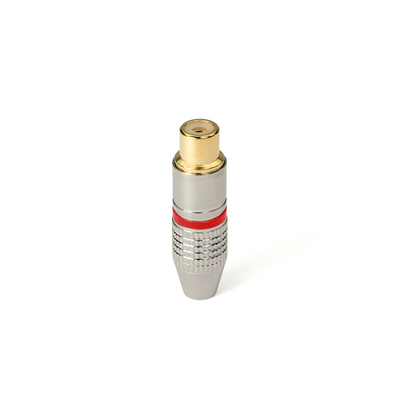 Cinchkupplung ür Kabel bis 7 mm rot