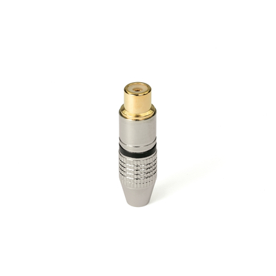 Cinchkupplung f�r Kabel bis 7 mm schwarz