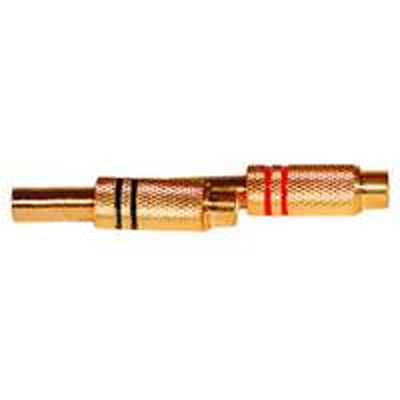 Cinchkupplung für Kabel bis 7 mm rot