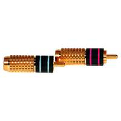 Cinchstecker für Kabel bis 8 mm rot