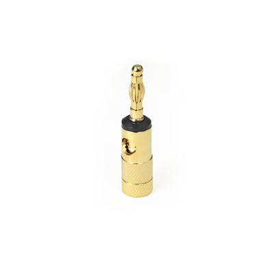 Banana spring plug black