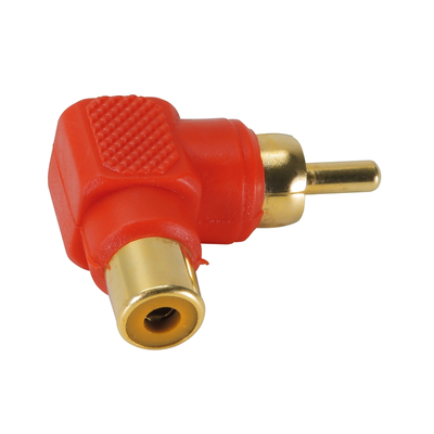 RCA 90 � angled adapter red
