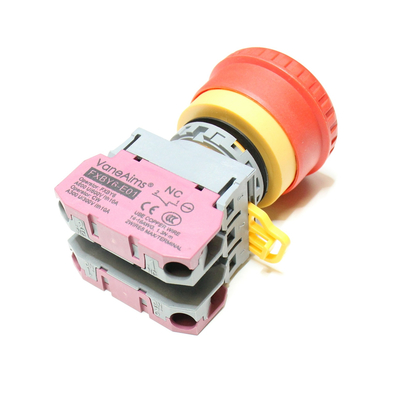 Installation emergency stop switch 22mm 2 x 400V 10A red