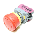 Installation emergency stop switch 22mm 2 x 400V 10A red