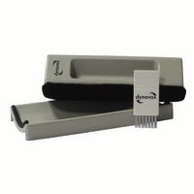 Samt-Reinigungspuk + Nylonb�rste silber