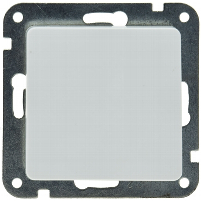 Toggle Switch 250VAC 10A Plug-in Terminals Flush-mount white